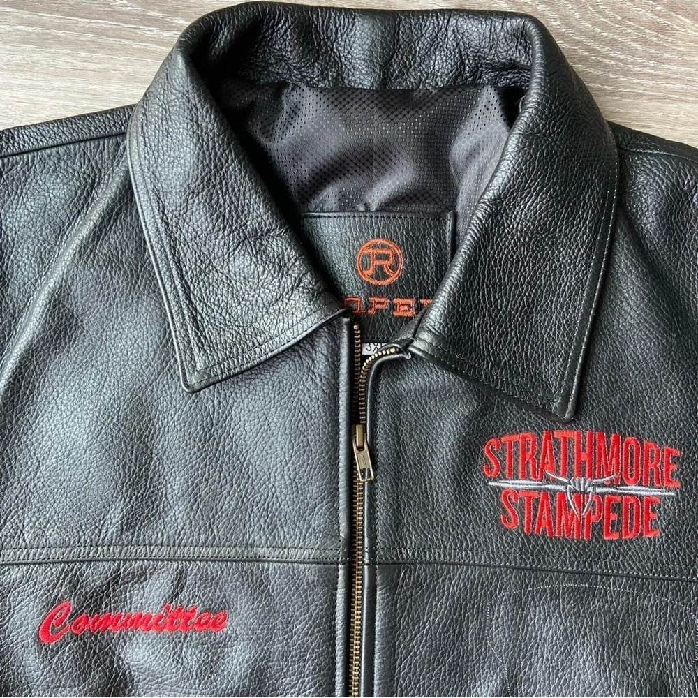 Roper Strathmore Stampede Western Leather Jacket - Picture 4 of 16